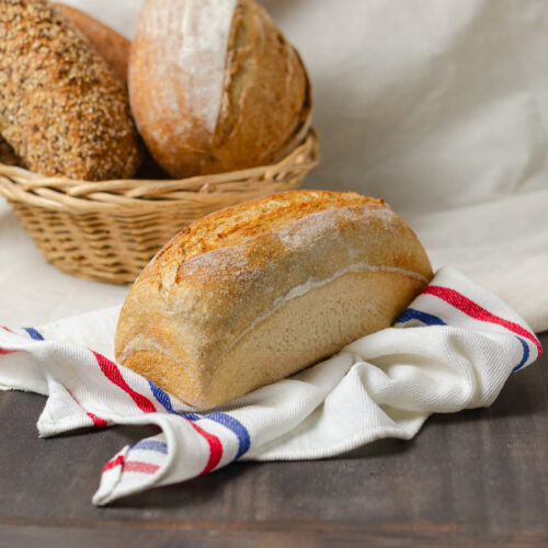 Pan Molde blanco poolish